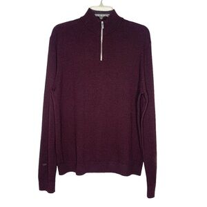 The Kooples‎ Merino Wool 1/4 Zip Sweater